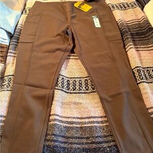 Carhartt Force size 16-18 Women’s Leggings (New) - Tarmac brown